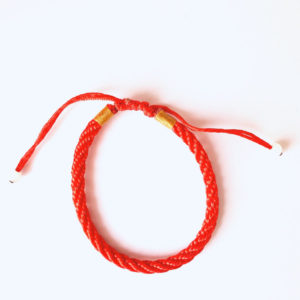 Red rope meditation reminder yoga
