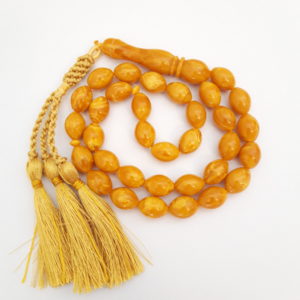 Rosary Prayer Beads Tasbeeh Men Gift Natural Amber Sand