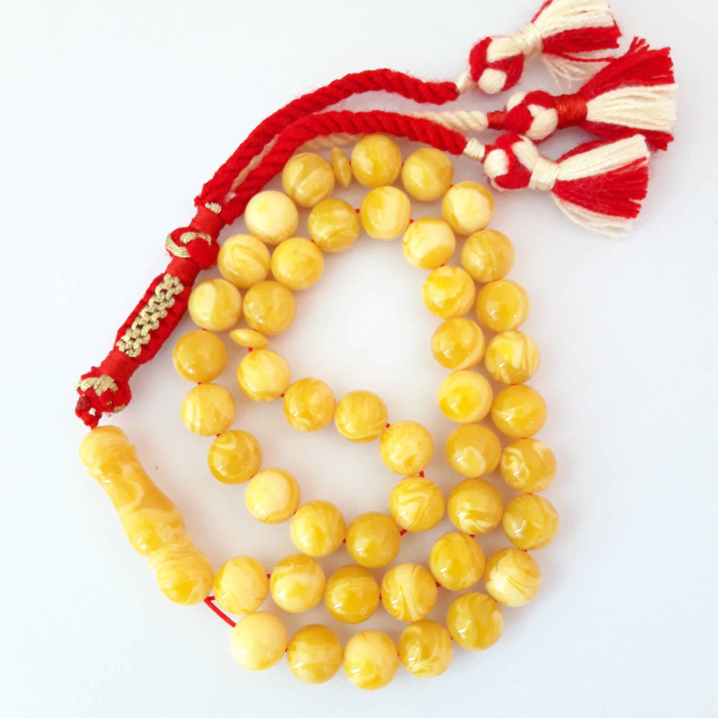 Rosary Prayer Beads Tasbeeh Men Gift Natural Amber Sand