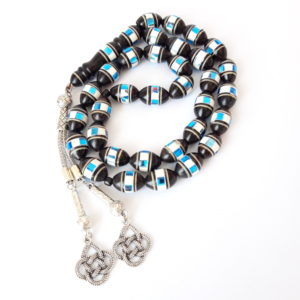 Rosary Prayer Beads Tasbeeh Men Gift Natural Kook Delicately Hand Engraved