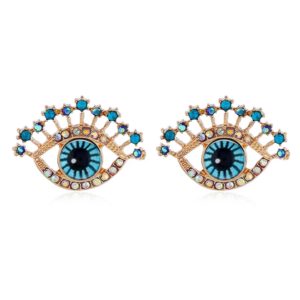 Earrings for women eyes crystals