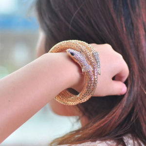 Bangle Bracelet for woman snake shape