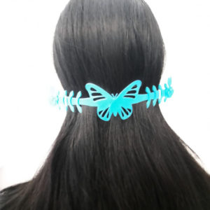 Butterfly mask holder for women girls confortable all day