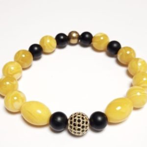 Amber Onyx Black Zircons circonia