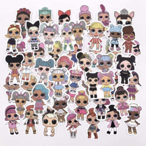 Girls stickers gift surprise share friends school birthday party
