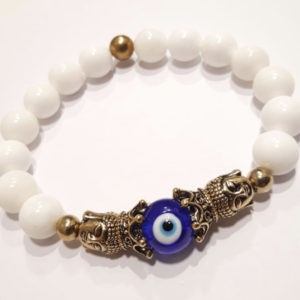 Cotton agate white snow eyes king queen power