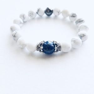 One World. Hawlite Lapis Lazuli. We are one