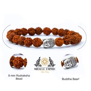 Rudraksha Seeds Bracelet Bali Mala Protective Guard 8mm