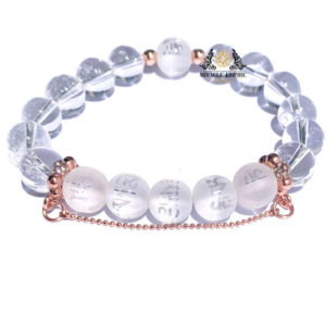 Feng Shui Bracelet With Natural Clear Quartz Healing And Spiritual Growth