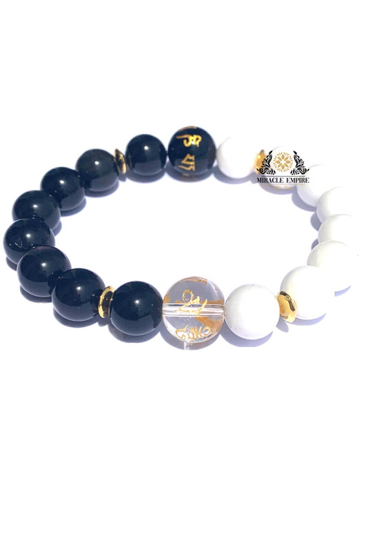 Yin Yang Bracelet Handcrafted Feng Shui Keep Balance Luck Positive Thoughts Inspiration