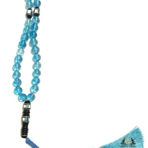 Misbaha 33 Beads Tashib Sky Blue Kook Prayer Beads Men Accessories Islamic Gift Tesbih
