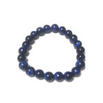 Woman Bracelet Man Unisex Natural Navy Blue Tiger Eye Only