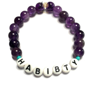 HABIBTY Woman Bracelet Men Unisex Natural Amethyst